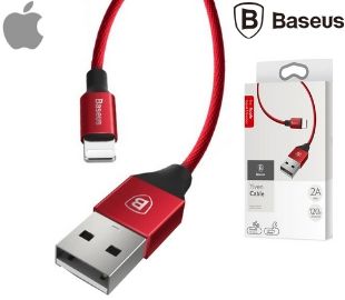 BASEUS CALYW-09 CABLE LIGHTNING 1.2M ROJO