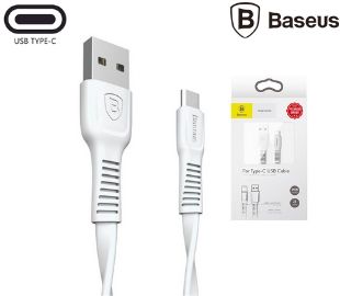 BASEUS CATZY-B02 CABLE FLAT USB-C 2A 1M BLANCO