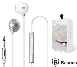 BASEUS NGH06-0S EARPHONE ENCOK H06 IN-EAR WIRED SILVER