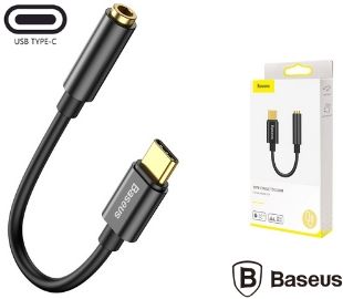 BASEUS CATL54-01 CABLE ADAPTADOR USB-C A 3.5 L54 NEGRO