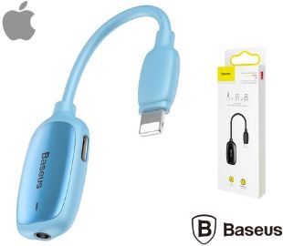 BASEUS CALL51-03 ADAPTADOR 3EN1 LIGHT A LIGHT Y 3.5 L51 AZUL