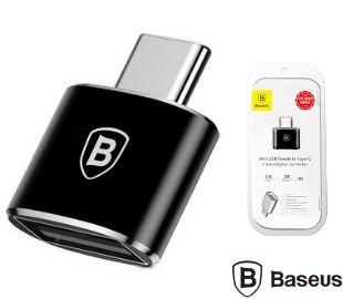 BASEUS CATOTG-01 ADAPTADOR DE USB-C MACHO A USB NEGRO