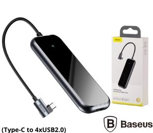 BASEUS CAHUB-JZ0G HUB MULTIFUNCIONAL DE USB-C A 4XUSB2.0