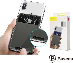 BASEUS ACKD-A0G PORTA TARJETAS SILICONA PARA SMARTPHONE GR