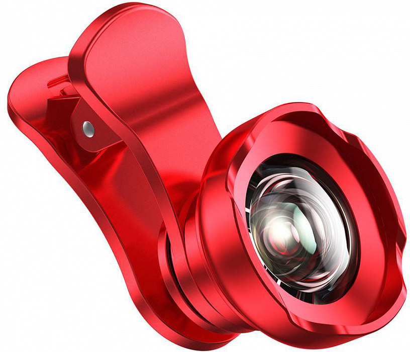 LENTE ZOOM BASEUS PARA SMARTPHONE ROJO