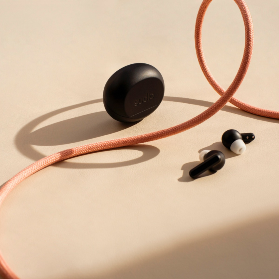 Auriculares inalambricos SUDIO A3 PRO Con ANC Negro