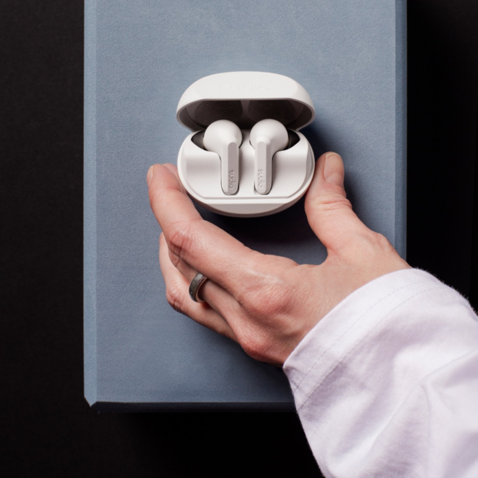 Auriculares inalambricos SUDIO A3 PRO Con ANC Blanco