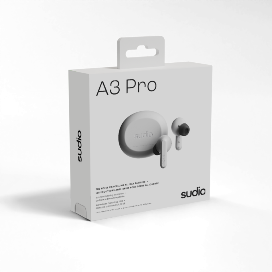 Auriculares inalambricos SUDIO A3 PRO Con ANC Blanco