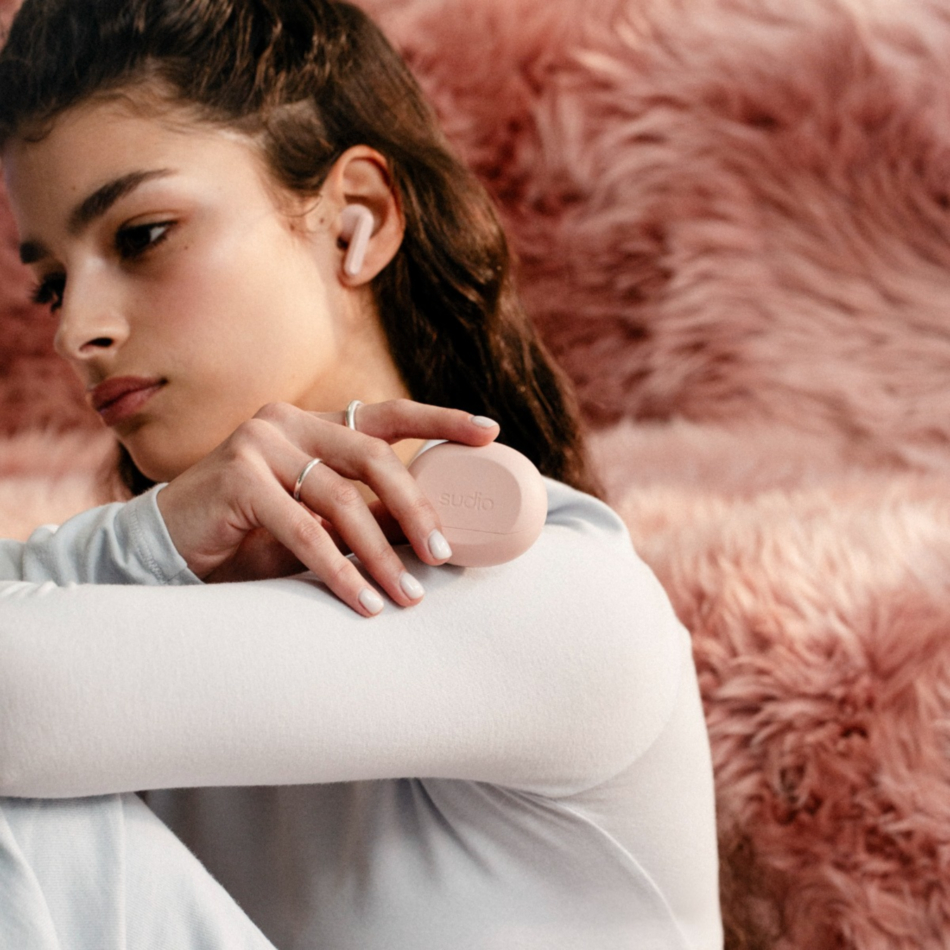 Auriculares inalambricos SUDIO A3 PRO Con ANC Rosa