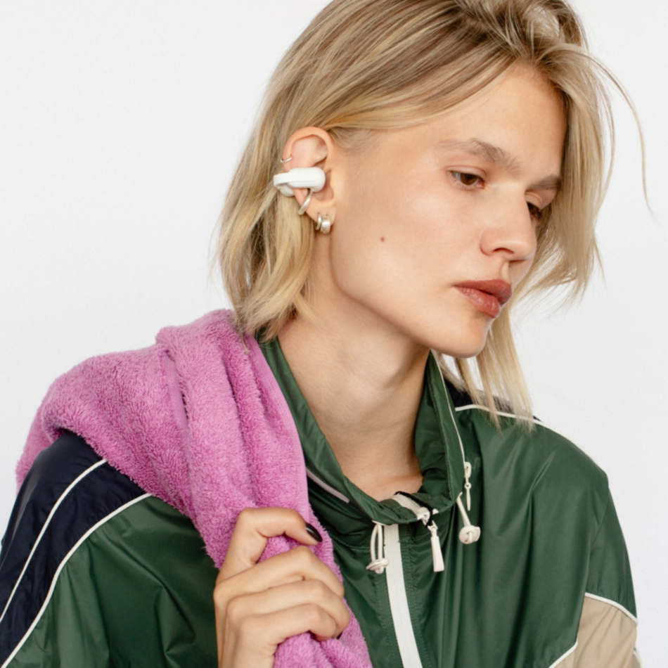 Auriculares de conduccion osea inalambricos SUDIO B3 Blanco