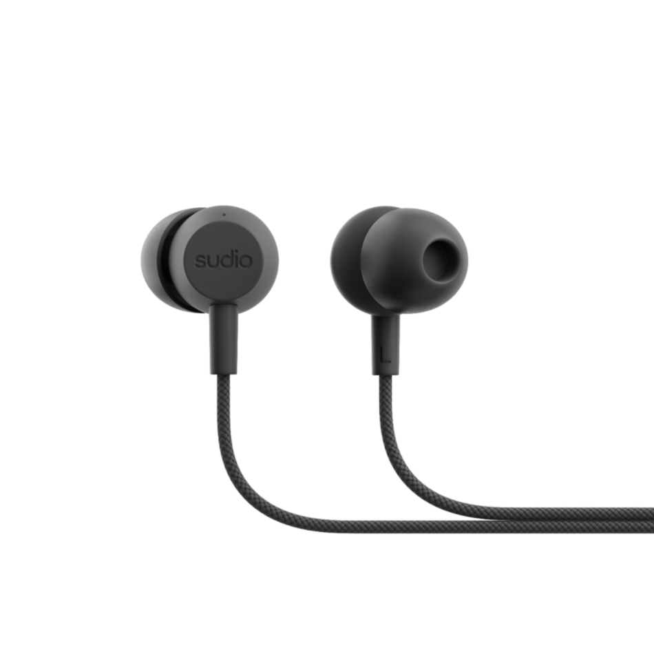 Auriculares cableados SUDIO V3 USB-C Negro con microfono