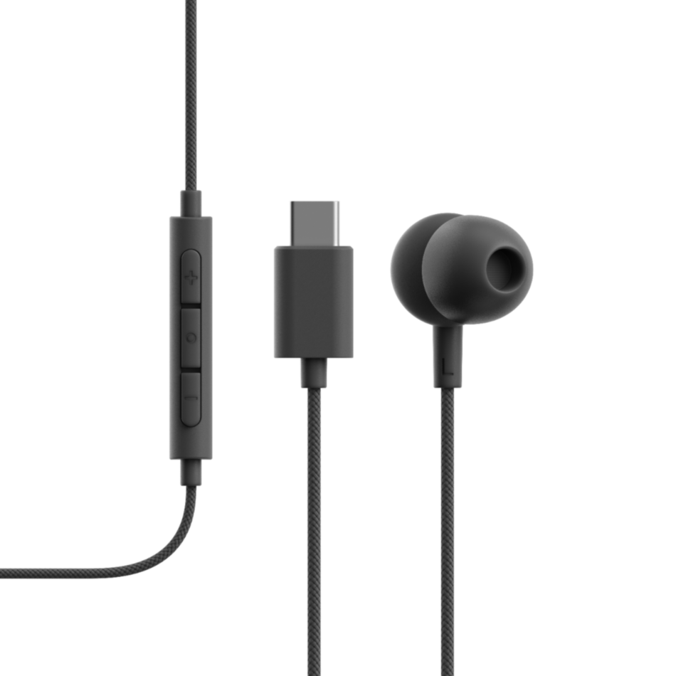 Auriculares cableados SUDIO V3 USB-C Negro con microfono