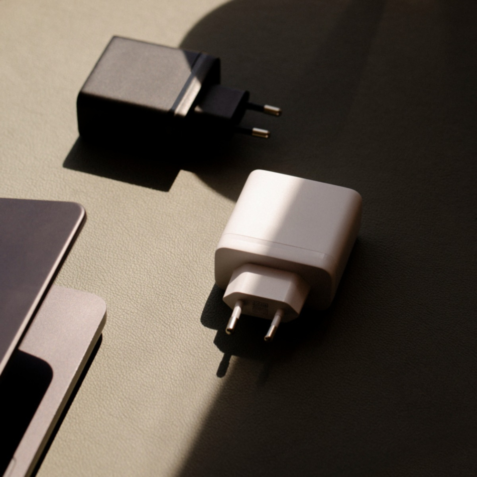 CARGADOR DE PARED SUDIO P3 64W Negro 2x USB-C y 1x USB-A