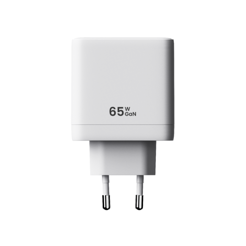 CARGADOR DE PARED SUDIO P3 64W Blanco 2x USB-C y 1x USB-A