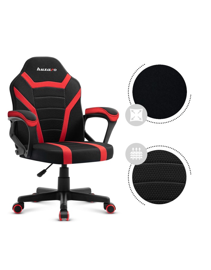SILLA GAMING PARA NIÑOS HUZARO HZ-RANGER 1.0 RED MESH