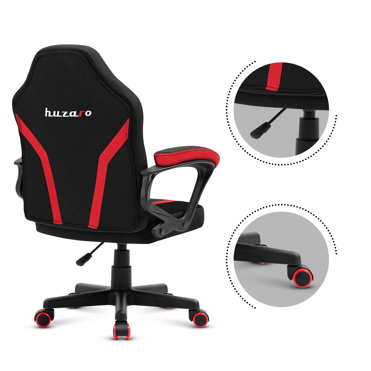 SILLA GAMING PARA NIÑOS HUZARO HZ-RANGER 1.0 RED MESH