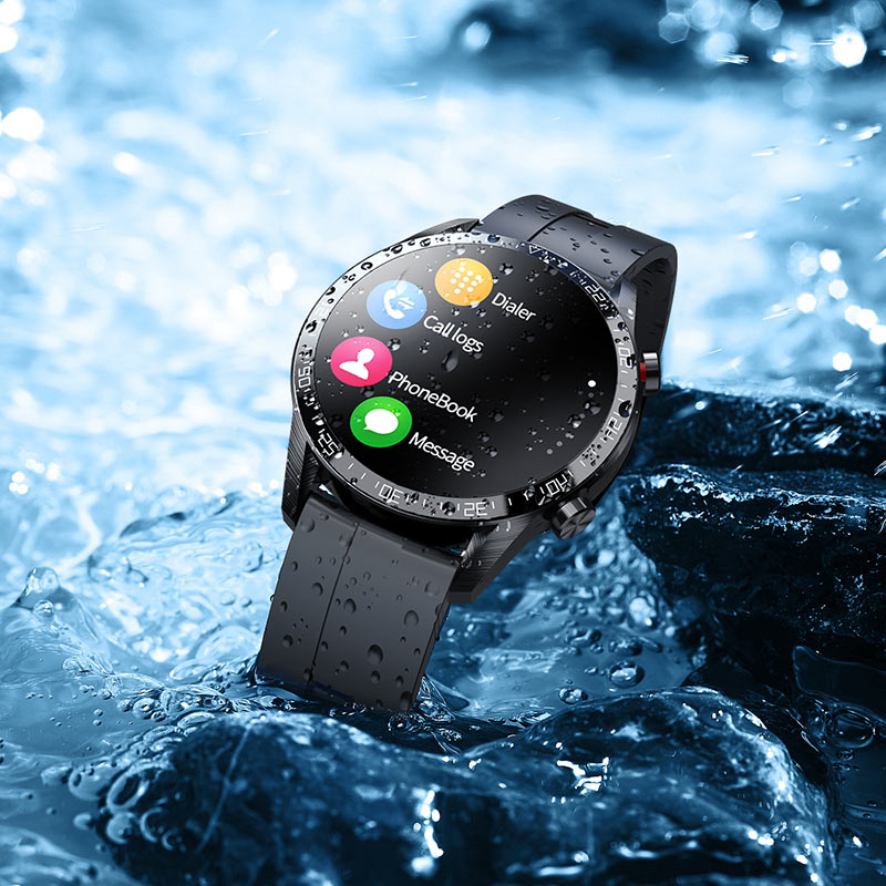 Smartwatch deportivo HOCO Y2 PRO BLACK a prueba de agua