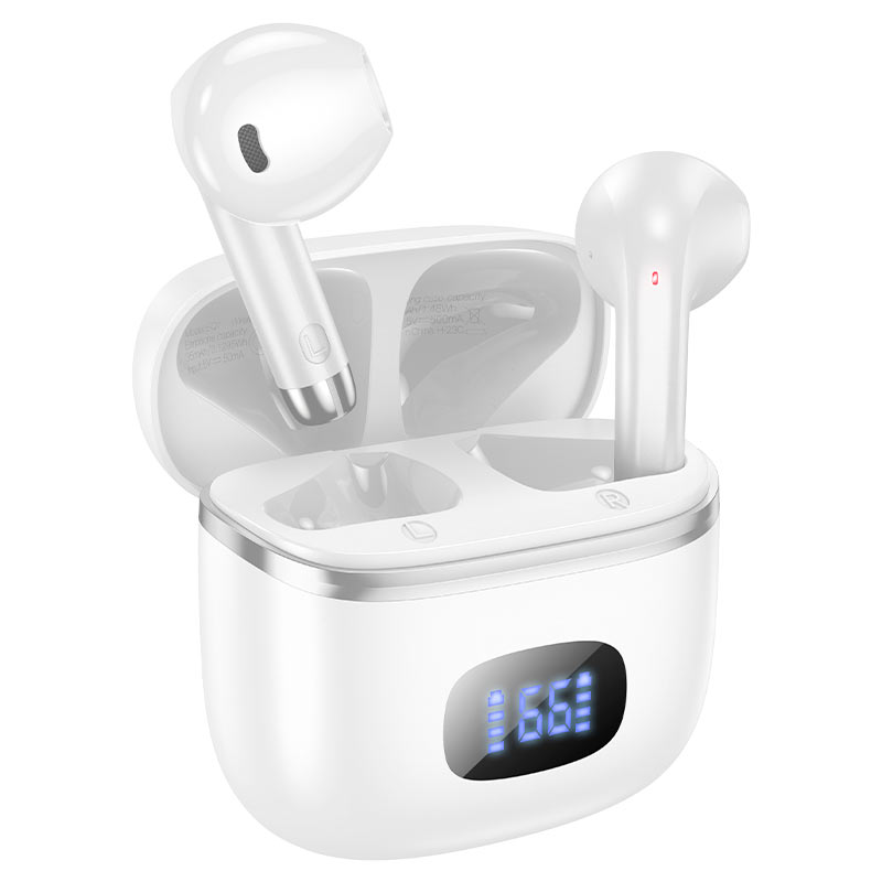 Auriculares Inalambricos HOCO EQ1 MUSIC GUIDE TWS Blanco