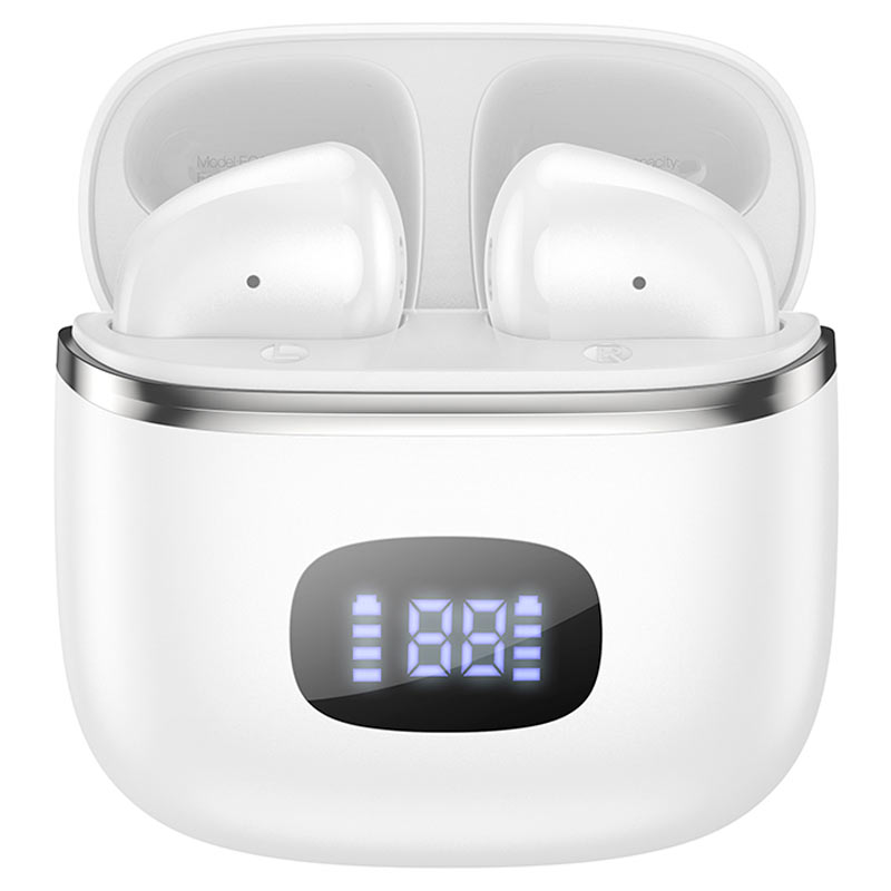 Auriculares Inalambricos HOCO EQ1 MUSIC GUIDE TWS Blanco