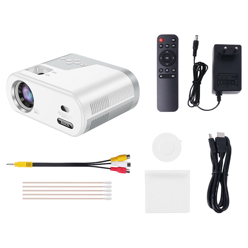 PROYECTOR HOCO DT2 SMART 720p Android WiFi 5G 140 ANSI BT