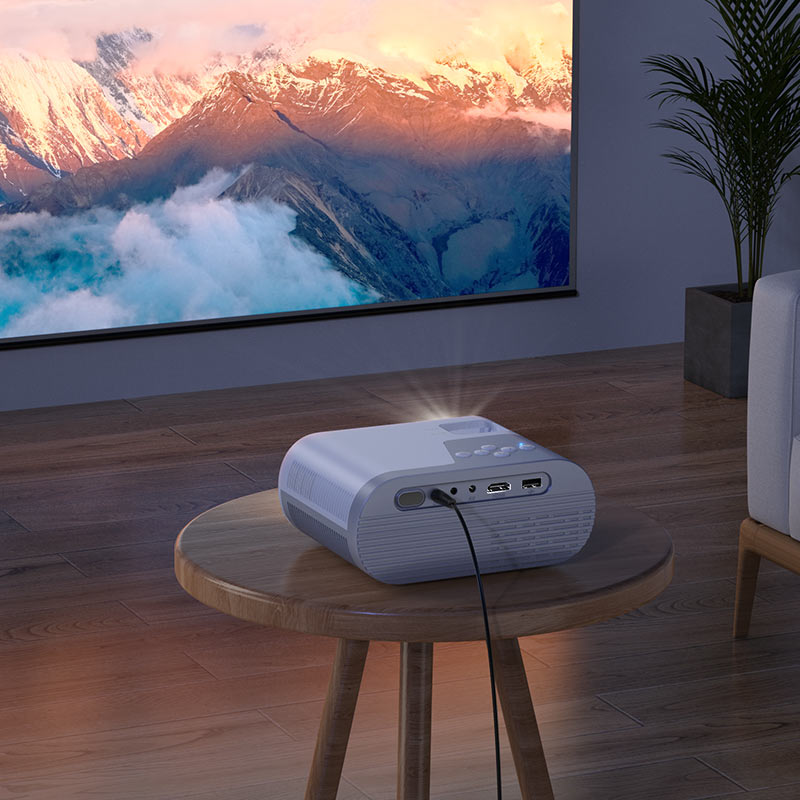 PROYECTOR HOCO DT2 SMART 720p Android WiFi 5G 140 ANSI BT