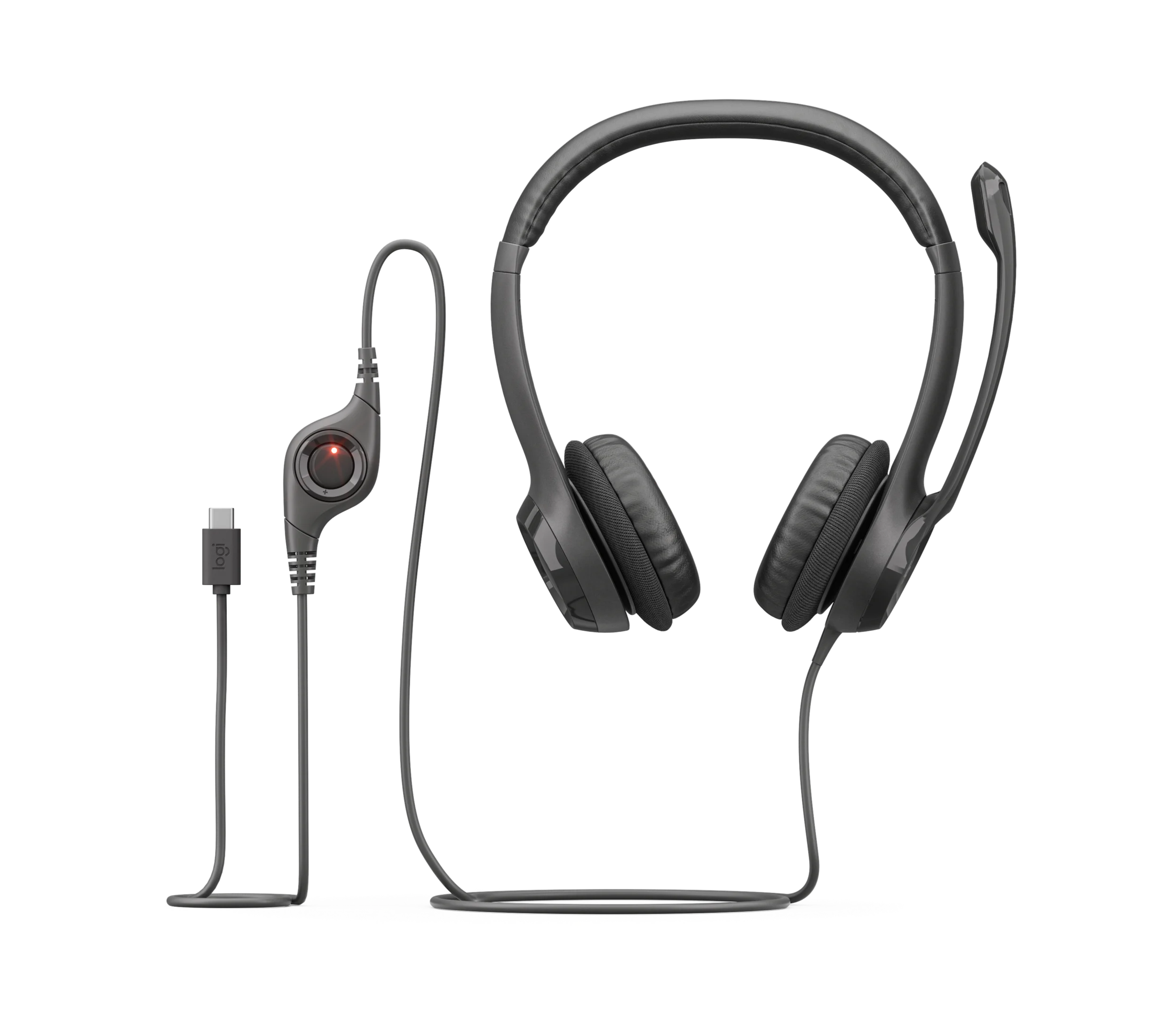 Auriculares con microfono LOGITECH H390 USB-C Negro