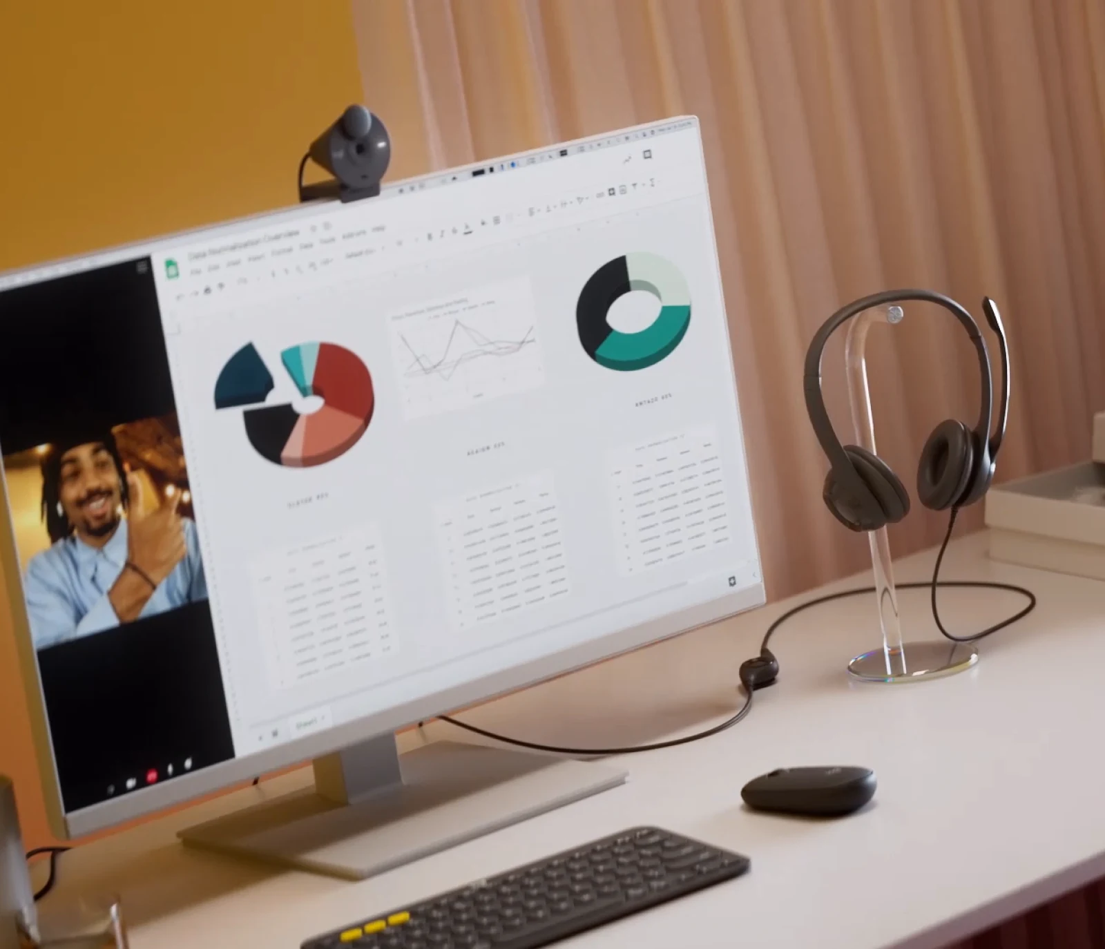 Auriculares con microfono LOGITECH H390 USB-C Negro