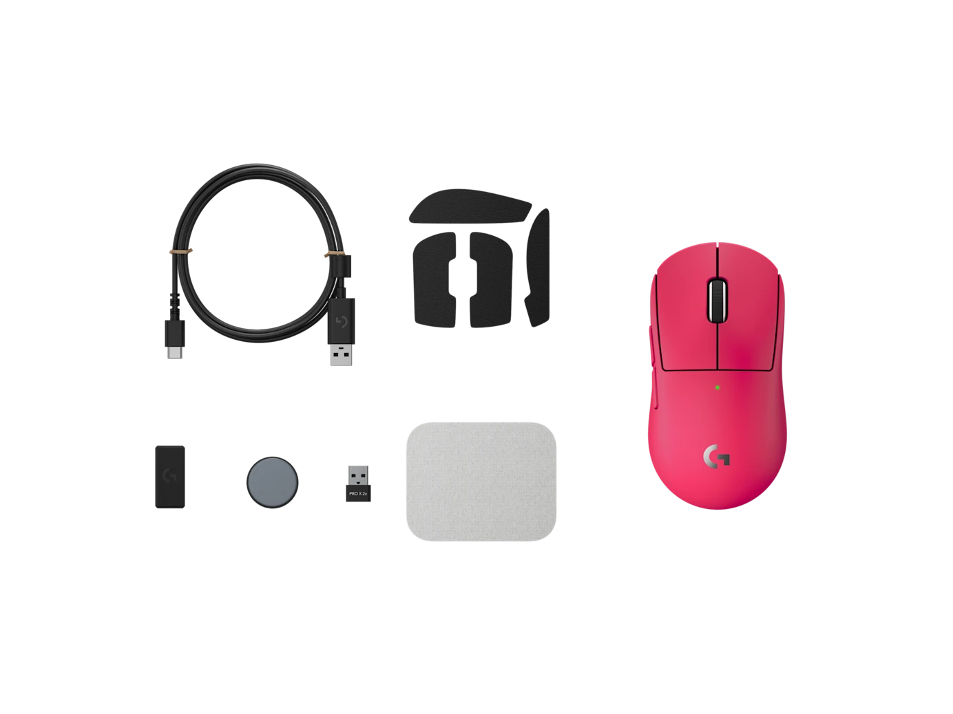 MOUSE Inalambrico gamer Logitech PRO X SUPERLIGHT 2C Rosa