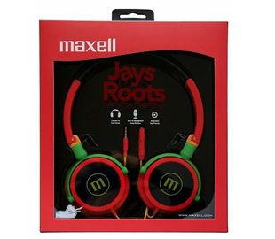 MAXELL 347669 DJ-21 JAYS HEADPHONES C/MIC ROOTS