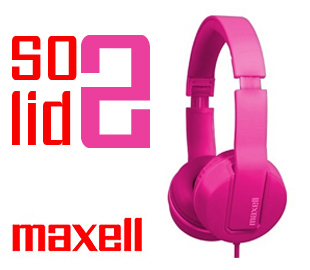 MAXELL 347294 SMS-10 SOLID 2 HEADPHONES ROSADO (D)
