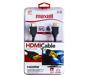 MAXELL 347784 HDMI200 CABLE HDMI 60HZ 4K 1.8MTS