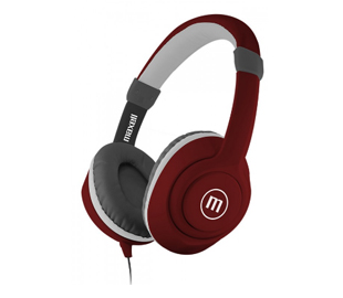 MAXELL 347997 MIX-24 MIXIT HEADPHONES ROJO/GRIS