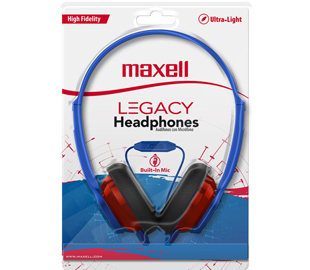 MAXELL 348111 HP-360 LEGACY HEADPHONES AZUL (D)