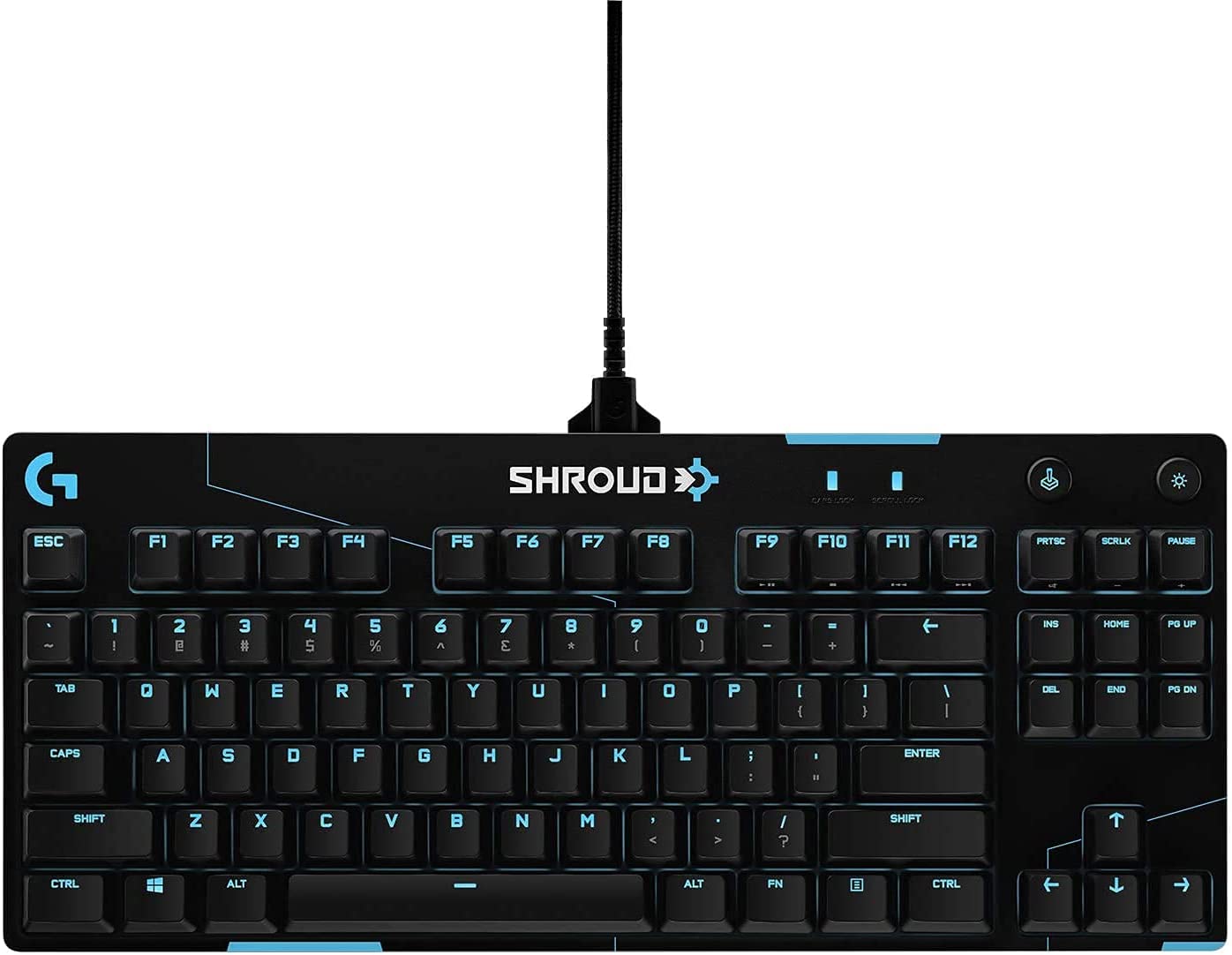 TECLADO GAMING LOGITECH GPRO X SHROUD EDITION