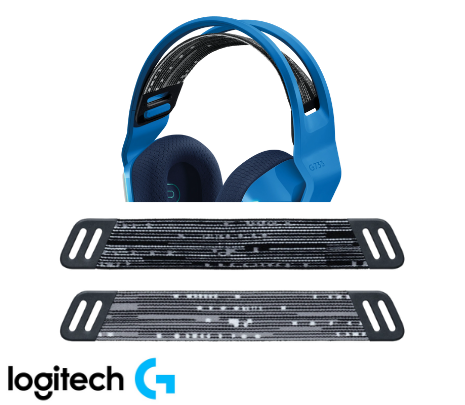 BANDA PARA AURICULARES LOGITECH G733 GAMING NEGRO