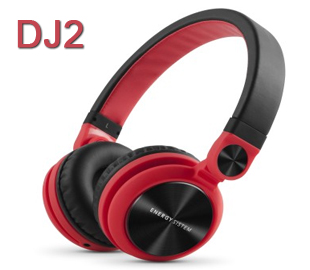 ENERGY SISTEM 424597 HEADPHONES DJ2 ROJO
