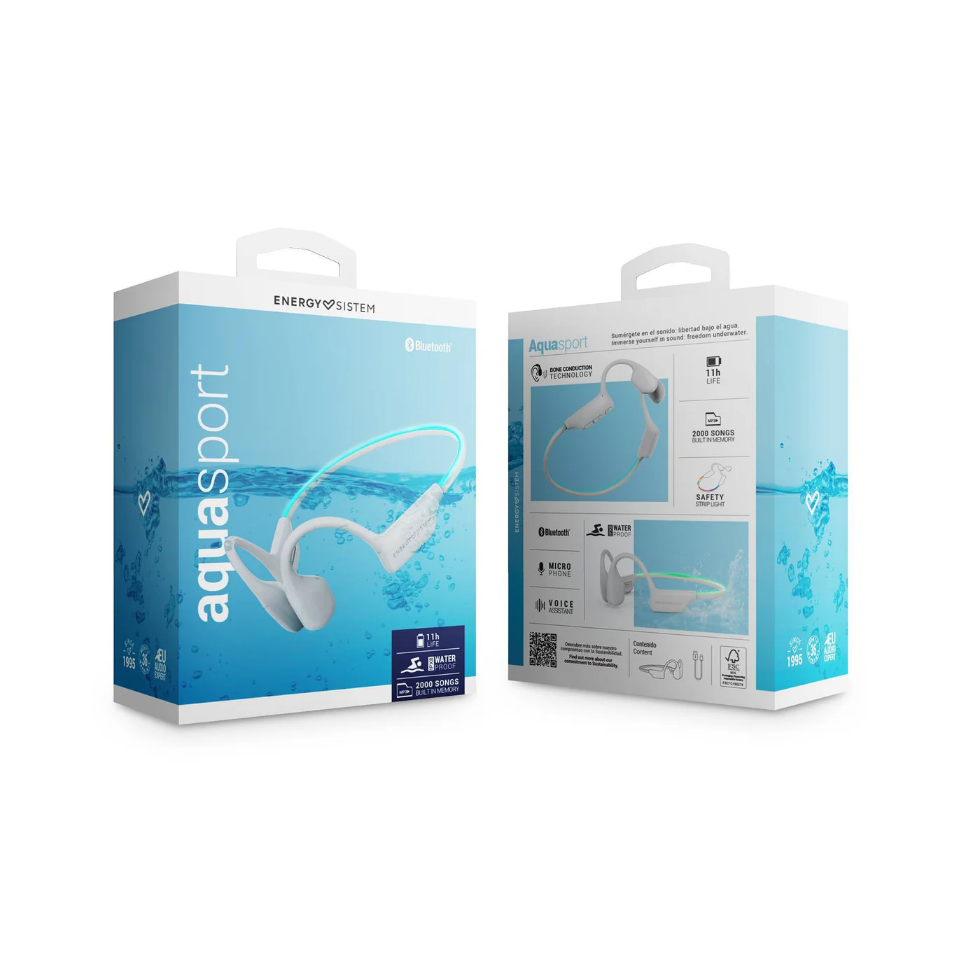 Auriculares Deportivos Energy Sistem AquaSport waterproof