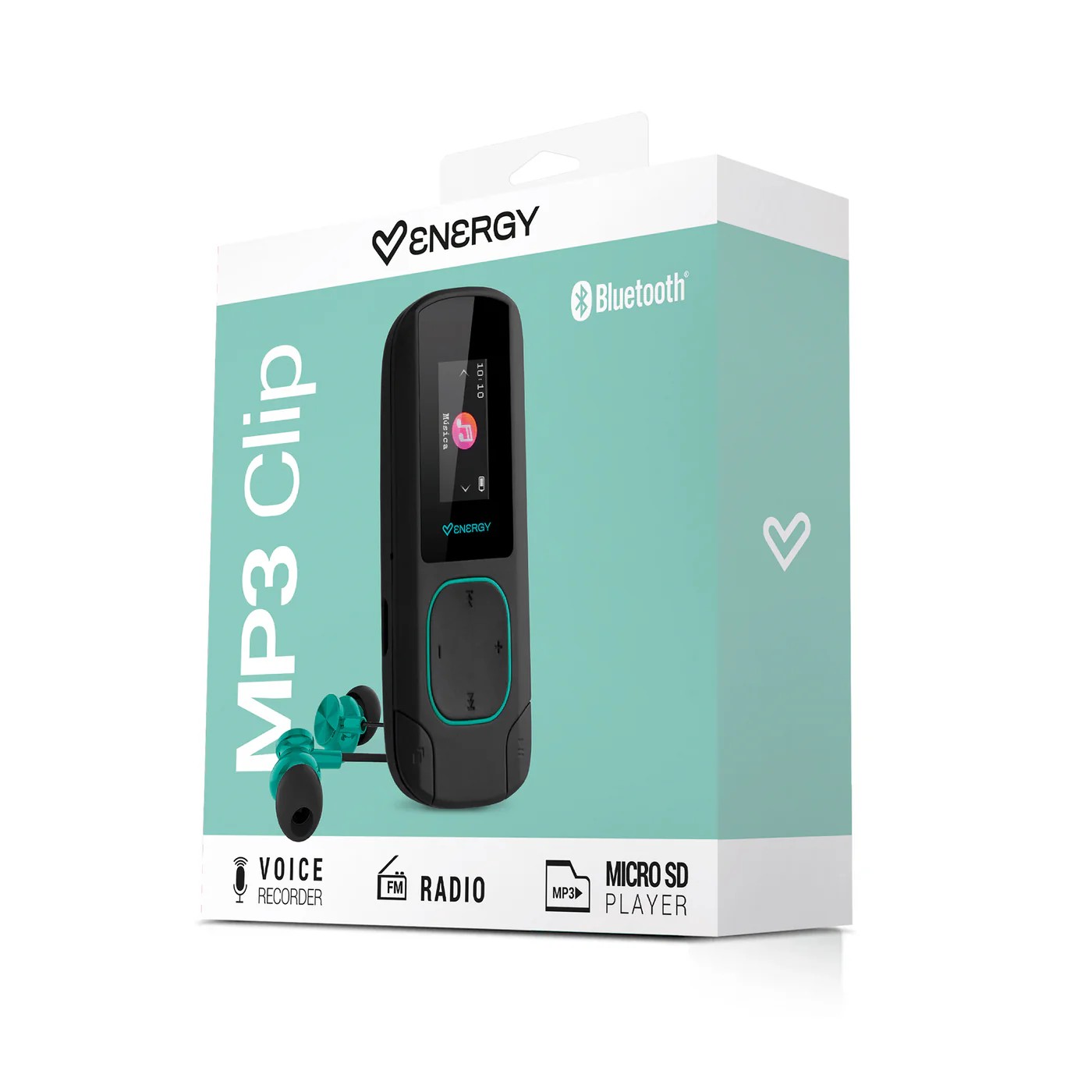 Reproductor MP3 Energy Sistem Clip Bluetooth 8GB FM