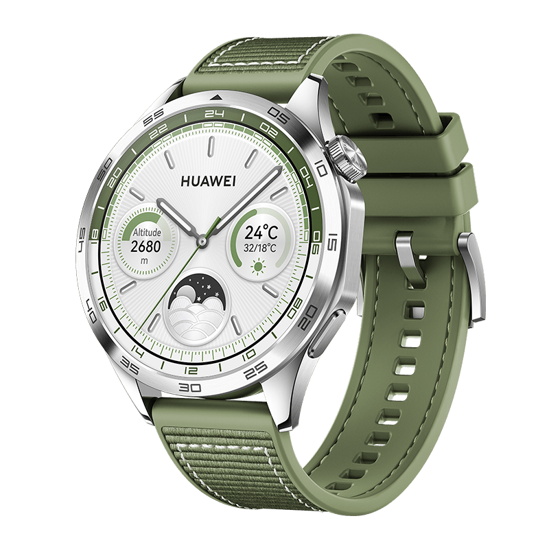 RELOJ SMARTWATCH HUAWEI GT4 PNX-B19G 46MM Verde acero inox