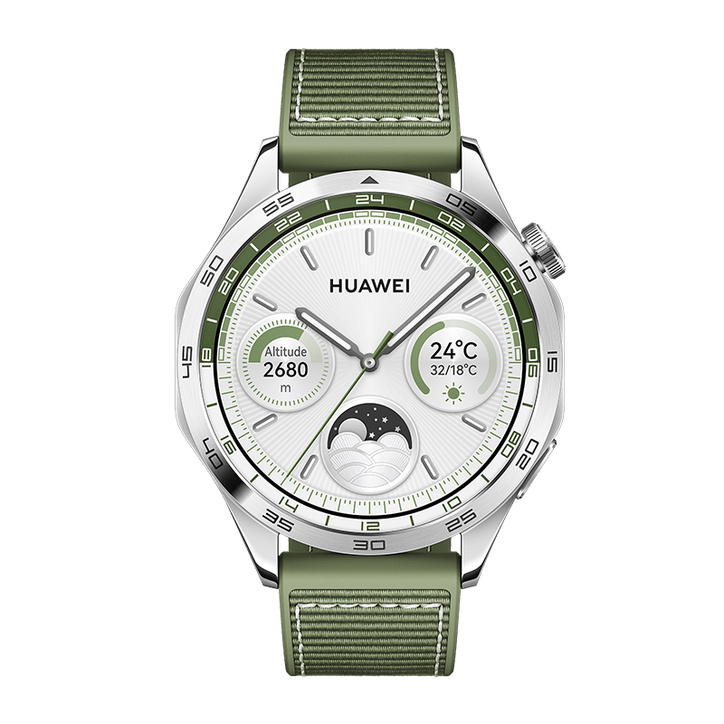 RELOJ SMARTWATCH HUAWEI GT4 PNX-B19G 46MM Verde acero inox