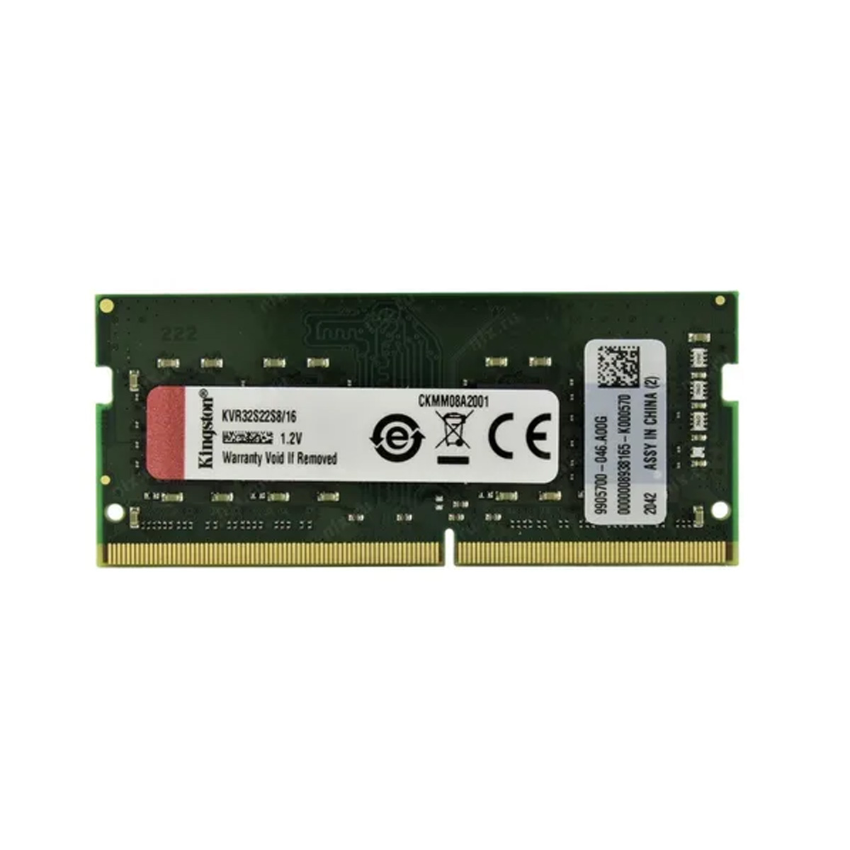 MEMORIA RAM KINGSTON 16GB SODIMM 3200MHZ DDR4