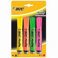 RESALTADOR BIC SURTIDO X4