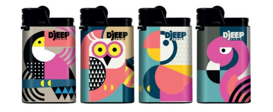 DJEEP D6 FLUO BIRDS TRAY X16U