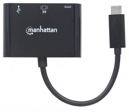 Conversor USB-C a HDMI / USB 3.0 / USB C Manhattan