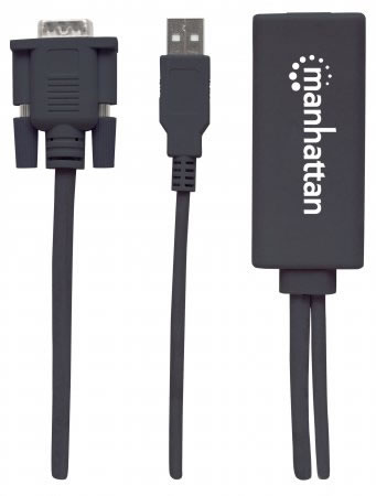 Conversor VGA y USB Macho a HDMI Hembra | Manhattan