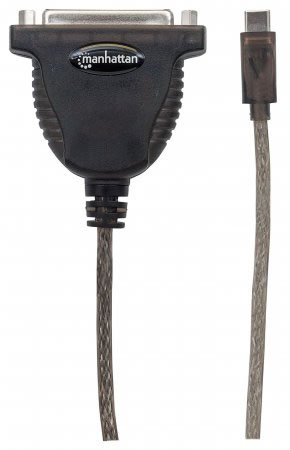 Conversor USB C a Paralelo (DB25) 1 mts Manhattan