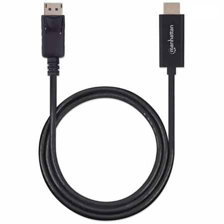 Cable DisplayPort M a HDMI M 1 Mt 4K@60Hz MANHATTAN