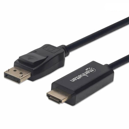 Cable DisplayPort M a HDMI M 1 Mt 4K@60Hz MANHATTAN