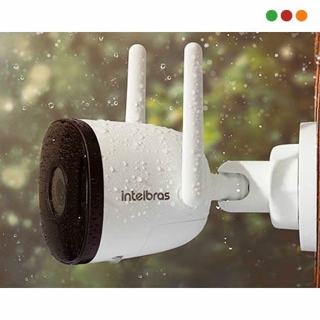 Camara IP Bullet 2MP Wifi Intelbras MIBO IM5 S C/SD