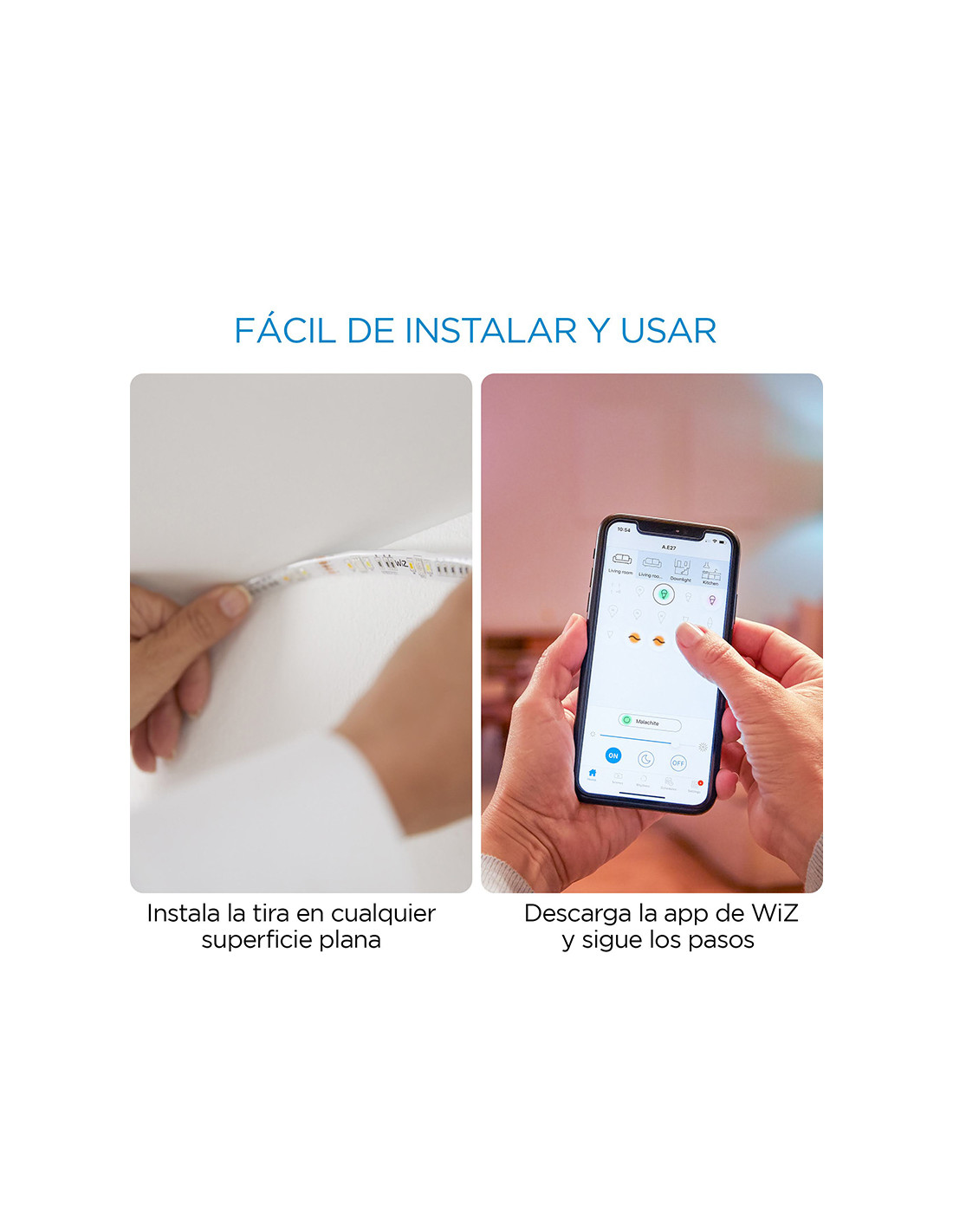 WiZ Wi-Fi LED strip Cinta 2M 1600lm StartKit Type-C